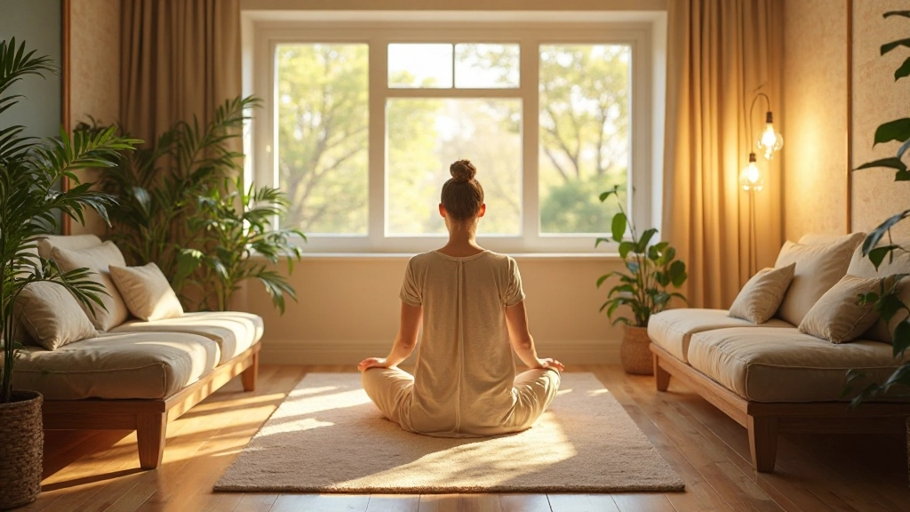 Modernes Wellness-Studio mit natürlichem Licht und entspannter Atmosphäre